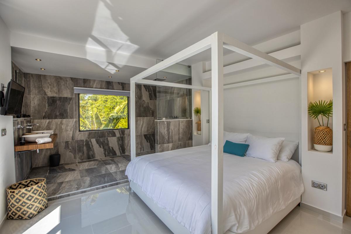 Location villa Saint Martin Terres Basses - Villa 2 chambres 4 personnes - piscine - jardin tropical - 2700m de la plage de Baie Rouge (27)